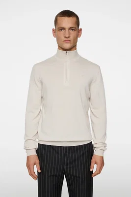 Tröja J.Lindeberg Kiyan Quarter Zip Moonbeam