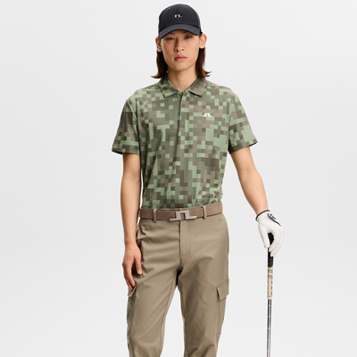 J Lindeberg Dario Tour Print Golfpike herr I Limited Edition I