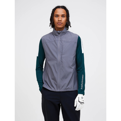 Peak Performance Golf Glider Vindväst Herr Grå