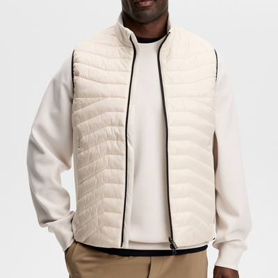 J Lindeberg Heyden Quilt Hybrid Golfväst Moonbeam