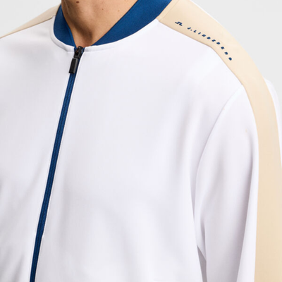 Golftröja J Lindeberg Bexter Track Jacket Vit