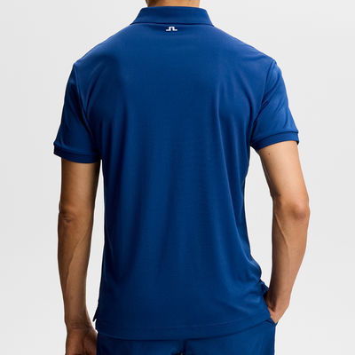 J Lindeberg Golf I Tour Tech Golfpiké Herr I Estate Blue