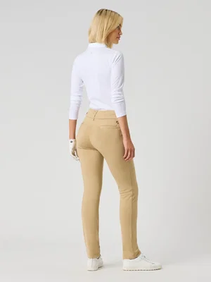 Varmfodrad golfbyxor Dam Daily Sports Magic Benlängd 29" Beige