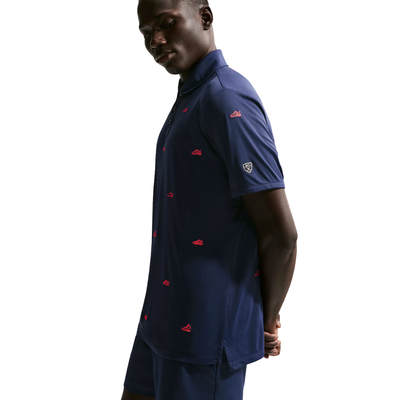 Golfpiké Nike Dri-Fit Par Polo Shoe Emb Navy