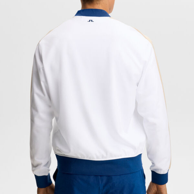 Golftröja J Lindeberg Bexter Track Jacket Vit