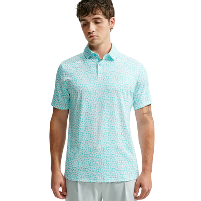 Golfpiké Nike Dri-Fit Velocity Polo Micro Print Baltic Blue