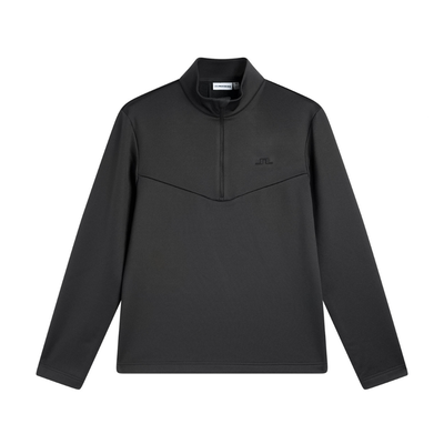 Golftröja J Lindeberg Maclean Quarter Zip Svart