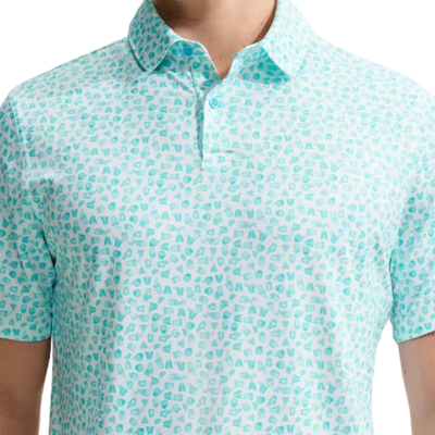 Golfpiké Nike Dri-Fit Velocity Polo Micro Print Baltic Blue