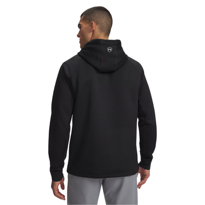 Golf hoodie Under Armour Drive Pro Hybrid Hoodie Svart