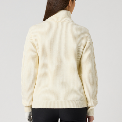 Daily Sports Kabelstickad Windstopper Ivory