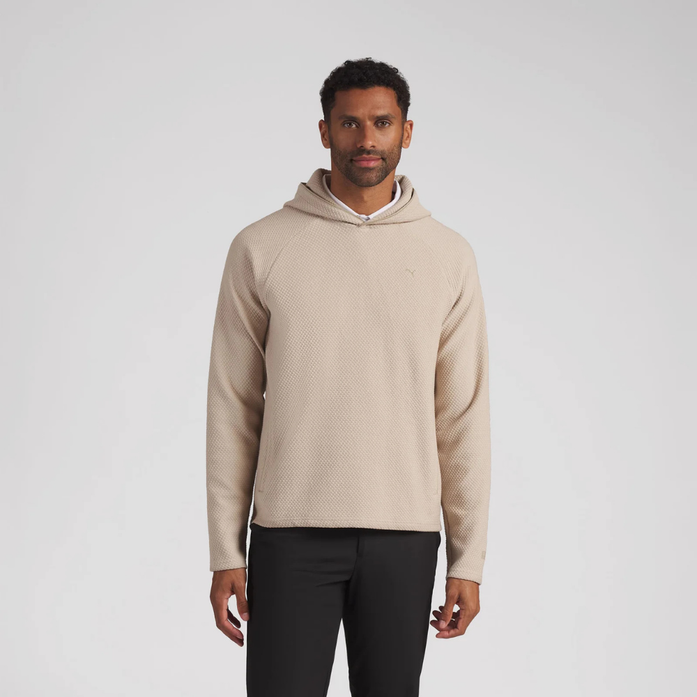 Golf Hoodie Puma Boulder 2.0 Beige (L)