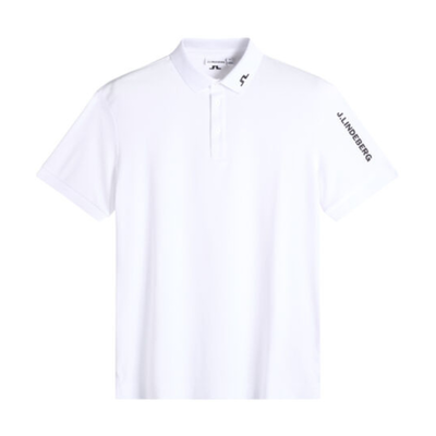 J Lindeberg Tour Tech Golfpiké Herr Vit