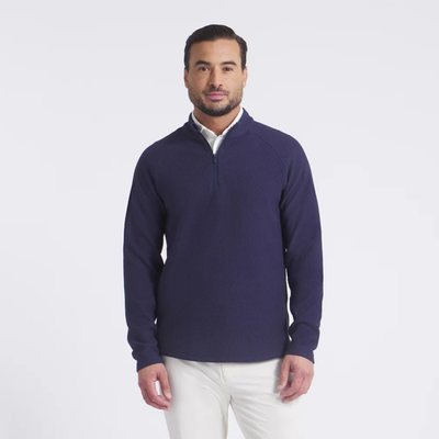 Golftröja Herr Puma Boulder 1/4 Zip Navy