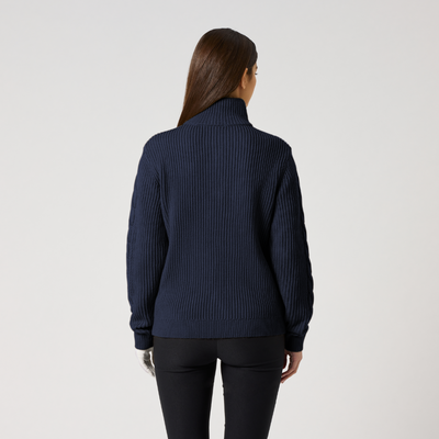 Daily Sports Kabelstickad Windstopper Navy