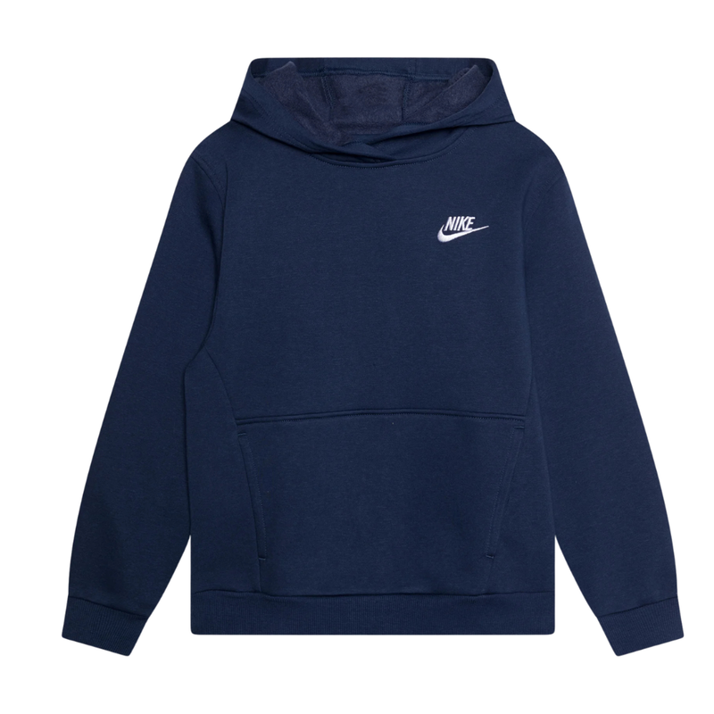 Golf hoodie Junior Nike Club Fleece Navy