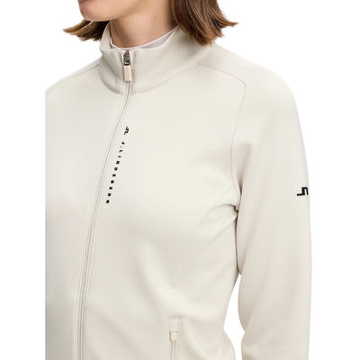 J Lindeberg Golf Selena Full Zip Golftröja Dam Moonbeam