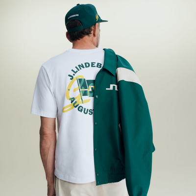 Golf T Shirt J Lindeberg Parcie Tour Tee I Vit