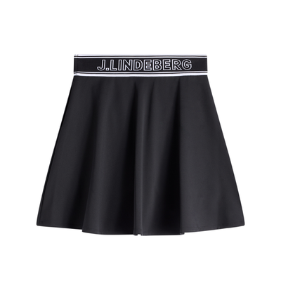 Golfkjol J Lindeberg I Aella Flared Skirt 40 cm I Svart