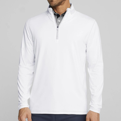 Golftröja herr Puma Golf Lightweight 1/4 Zip Vit/grå Golftröja herr Puma Golf Lightweight 1/4 Zip Vit/grå