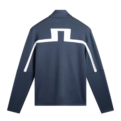 Golftröja herr J.Lindeberg Sharpe Full Zip Navy