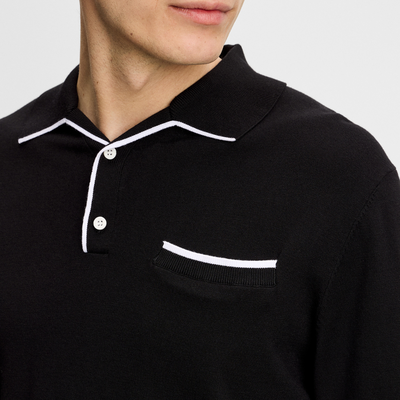 J Lindeberg Golf I 30Y Jesper Retro Golfpiké Herr I Svart