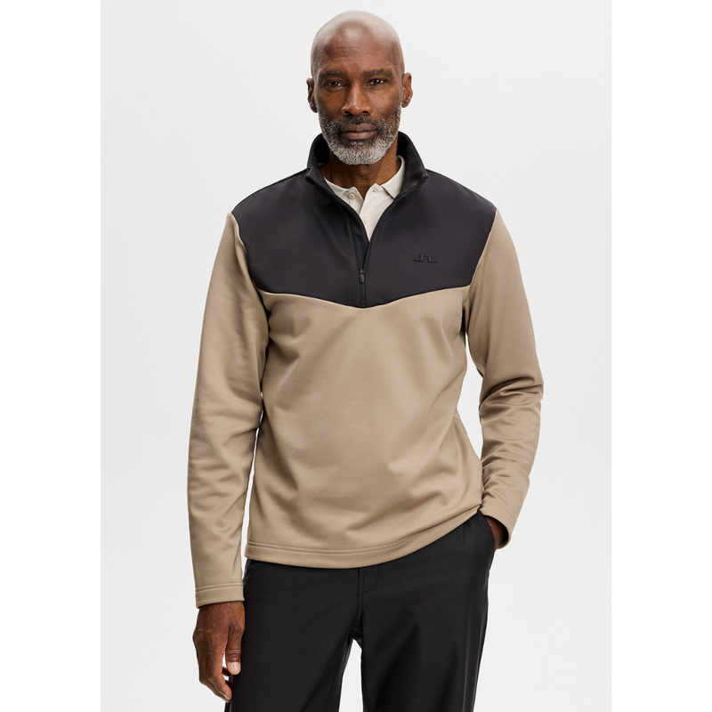 Golftröja J Lindeberg Maclean Quarter Zip Brindel