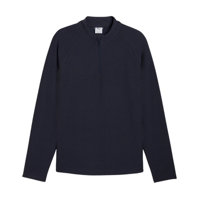 Golftröja Herr Puma Boulder 1/4 Zip Navy