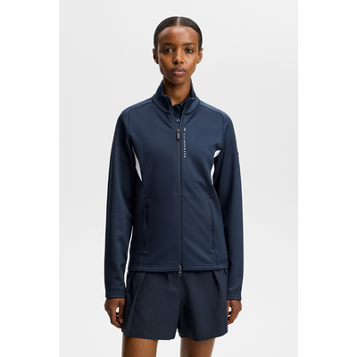 J Lindeberg Golf Selena Full Zip Golftröja Dam Navy