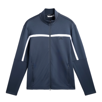 Golftröja herr J.Lindeberg Sharpe Full Zip Navy