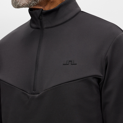 Golftröja J Lindeberg Maclean Quarter Zip Svart