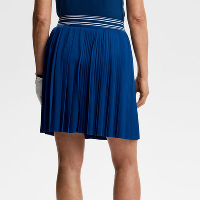 Golfkjol I J Lindeberg Flo Skirt 40 cm Estate Blue