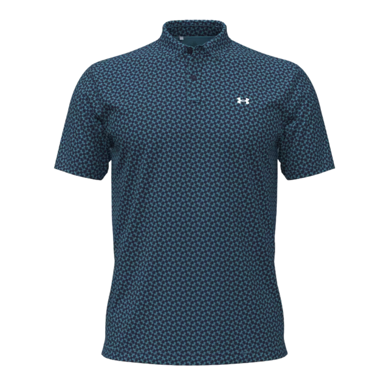 Golfpiké Under Armour T2G Printed Polo Mörkblå