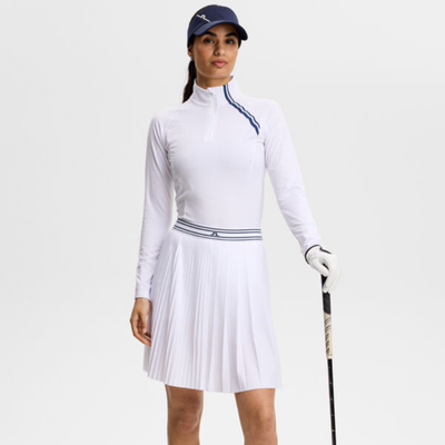Golfkjol I J Lindeberg Flo Skirt 40 cm Vit
