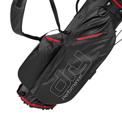 Vattentät golfbag Dry Performance Bärbag 9" Svart/Röd