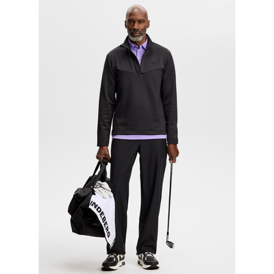 Golftröja J Lindeberg Maclean Quarter Zip Svart