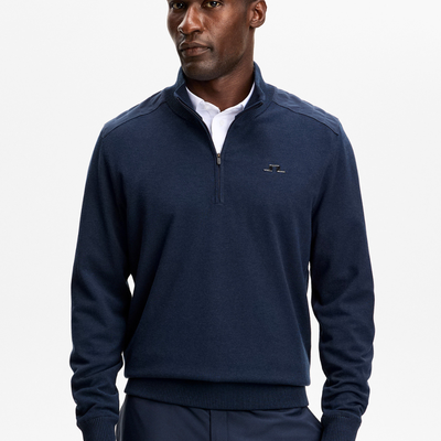 Windstopper Herr I J Lindeberg Jeffrey Windbreaker Sweater Navy