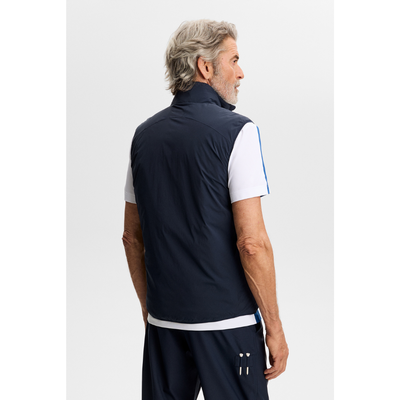 Golfväst Herr J Lindeberg Clinton Padded Vest Navy