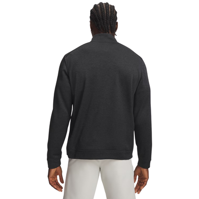 Golftröja Herr Under Armour Fleece Hybrid HZ Svart