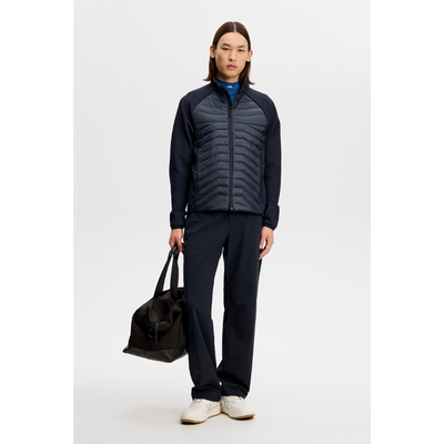 J Lindeberg Heyden Quilt Hybrid Jacket Herr Navy