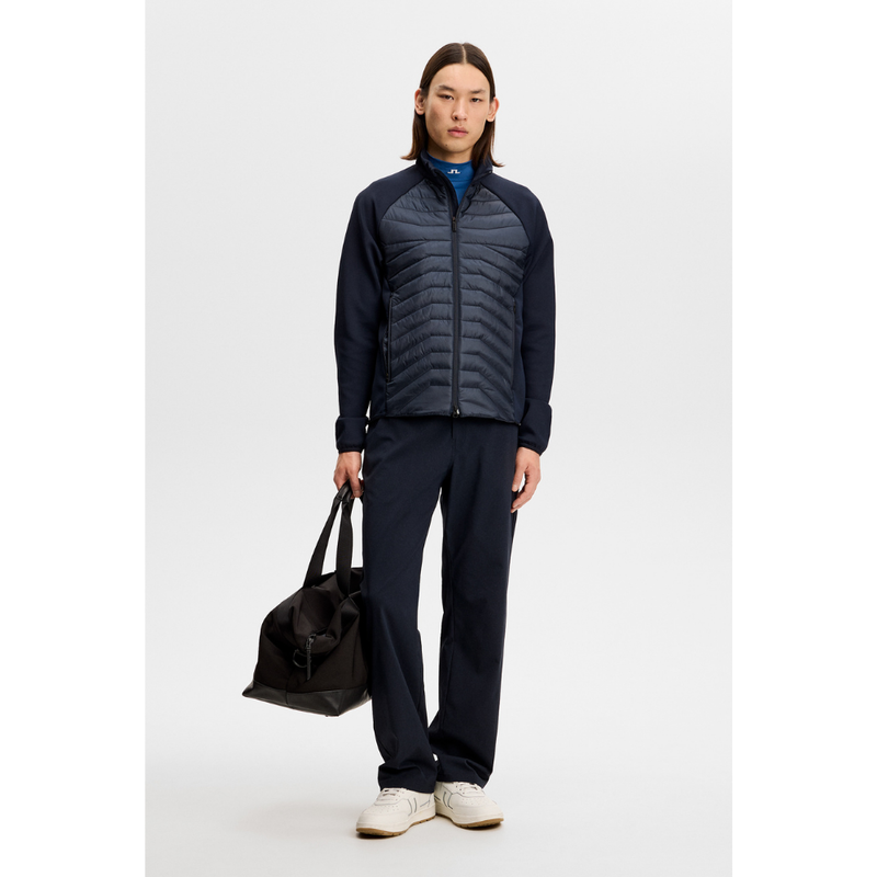 J Lindeberg Heyden Quilt Hybrid Jacket Herr Navy