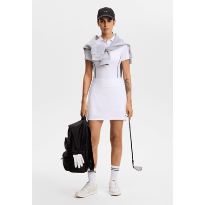 Vit Golfkjol I J Lindeberg Amy Skirt 40 cm
