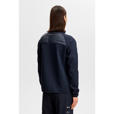 J Lindeberg Heyden Quilt Hybrid Jacket Herr Navy