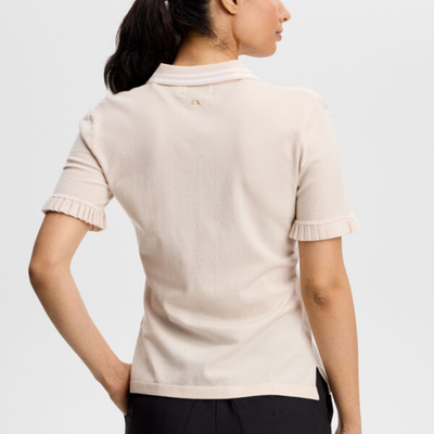 J Lindeberg Golf Mira Knitted Top Moonbeam