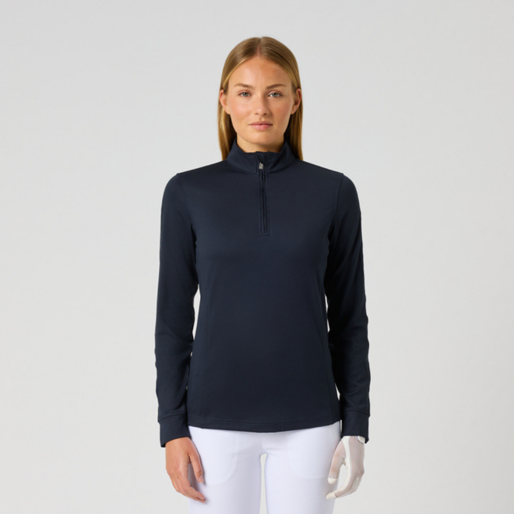 Daily Sports Anna LS Half Neck Navy (L)