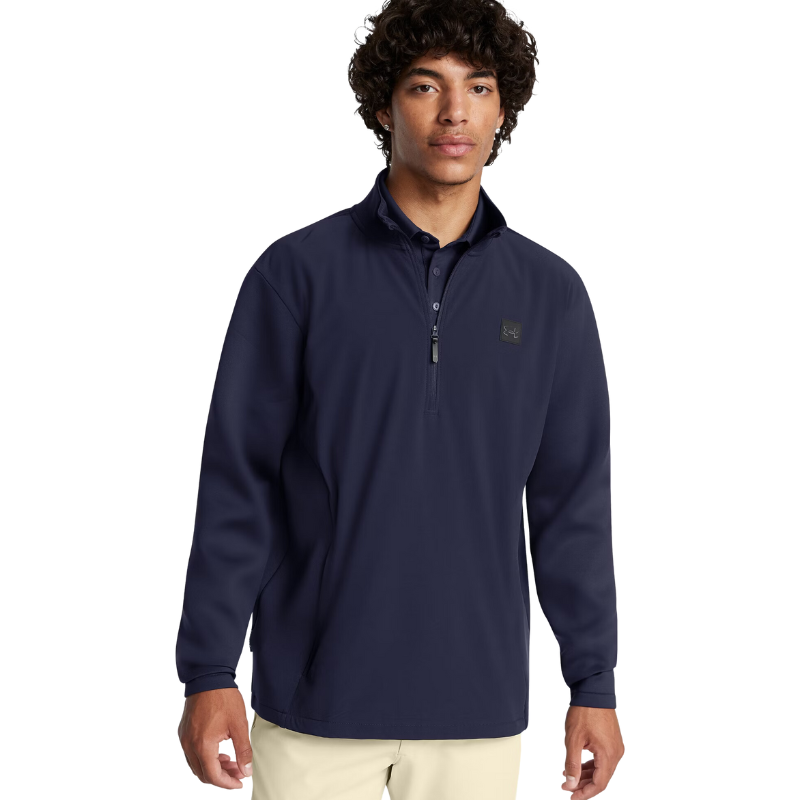Under Armour Drive Pro Storm Hyb 1/2 Zip Navy Under Armour Drive Pro Storm Hyb 1/2 Zip Navy