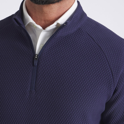 Golftröja Herr Puma Boulder 1/4 Zip Navy