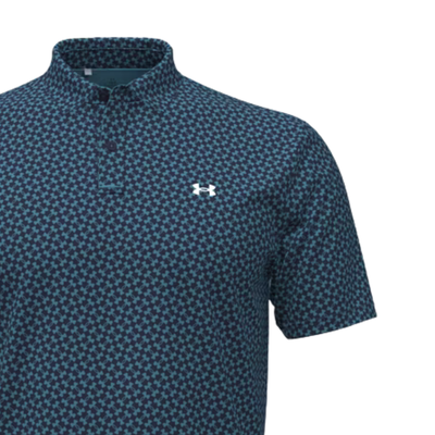 Golfpiké Under Armour T2G Printed Polo Mörkblå