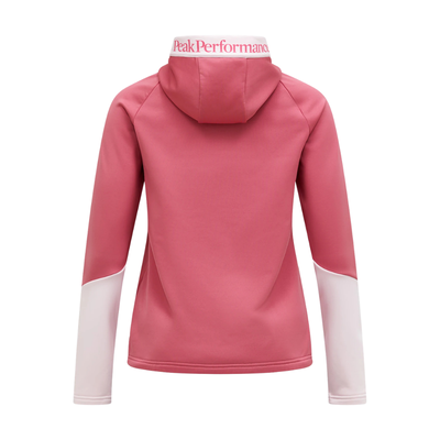 Golf hoodie Dam Peak Performance Rider Zip Hood Rosa