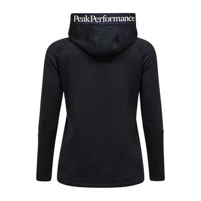 Golf hoodie Dam Peak Performance Rider Zip Hood Svart