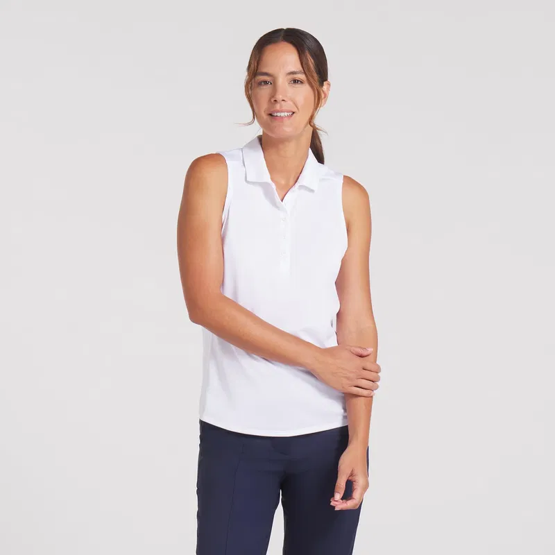 Puma Golf W Pure 2.0 SL Polo Vit